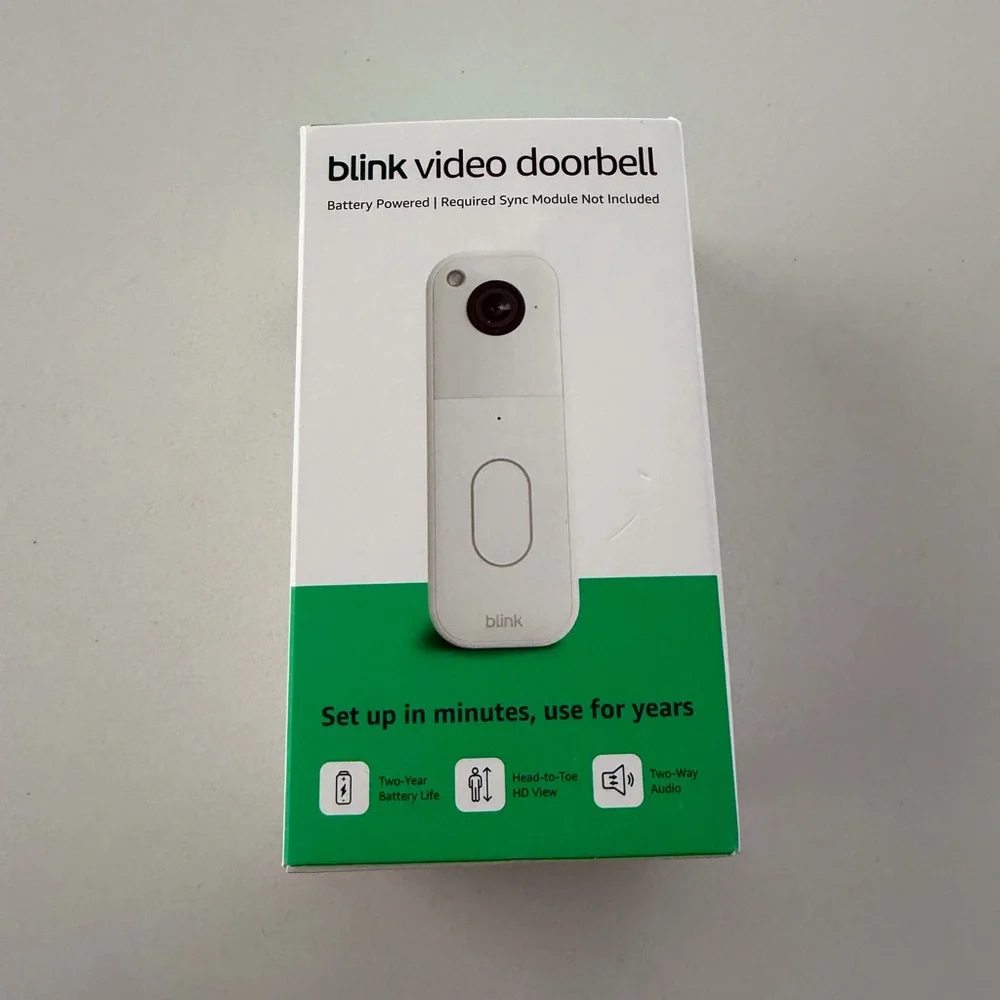 Amazon Blink Video Doorbell - White